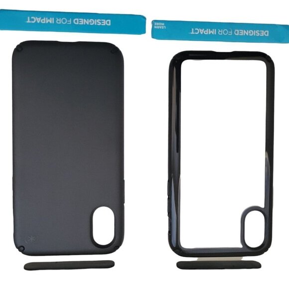 LOT Of 2 Speck Presidio For IPhone X. One Clear, One Black. - Picture 3 of 4